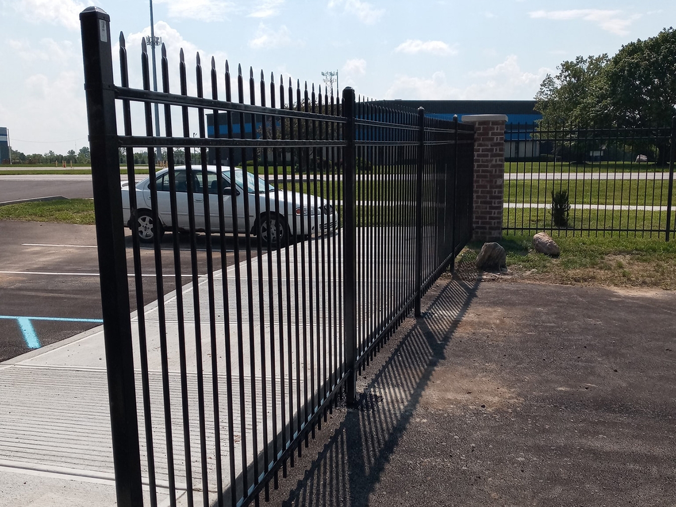 Commercial aluminum Fence - Indianapolis, Indiana