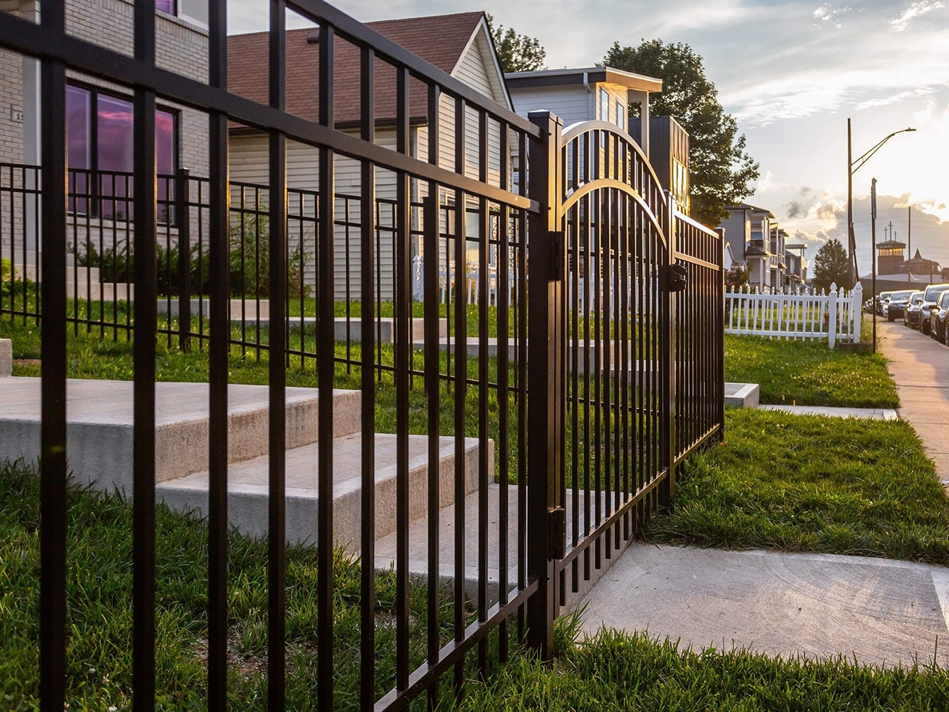 Residential aluminum Fence - Indianapolis, Indiana