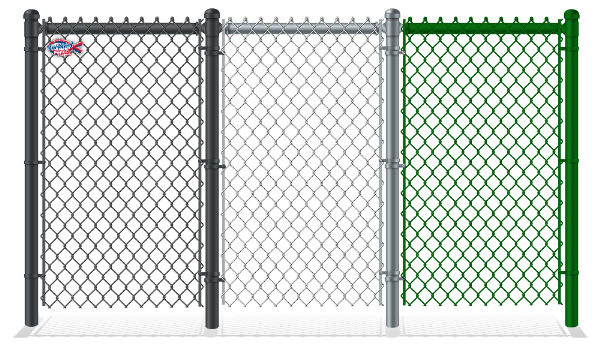 color options for chain link fencing in the Indianapolis, Indiana area