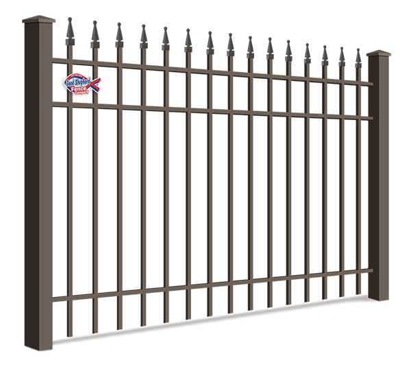 Commercial ornamental fence features popular with Indianapolis Indiana businesses