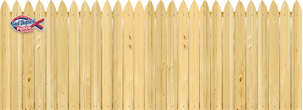 Gothic Pickets - Wood Fence Option