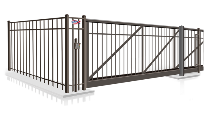 Flat Top Aluminum Slide Gate Contractor in Indianapolis Indiana