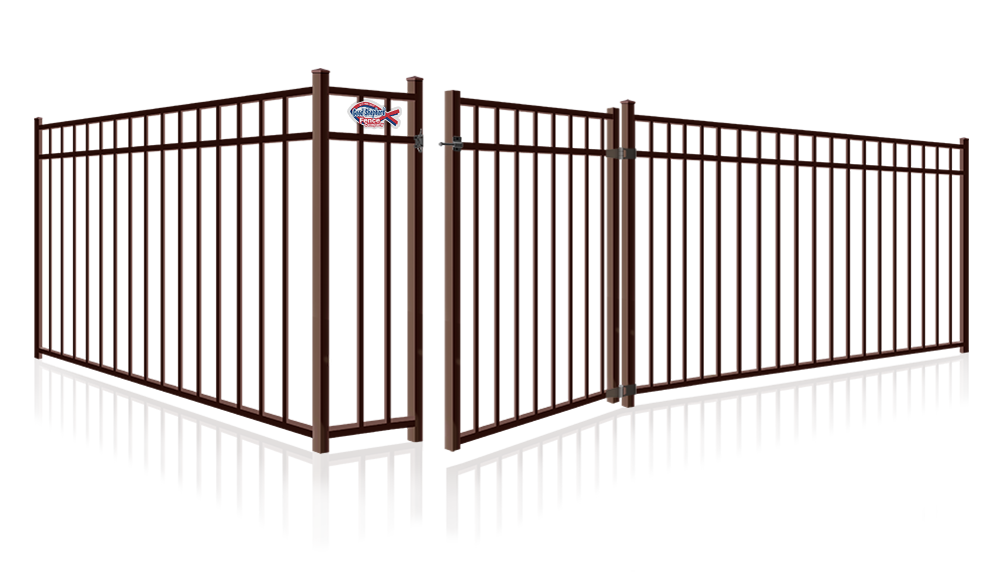 example of a residential aluminum gate in Indianapolis Indiana
