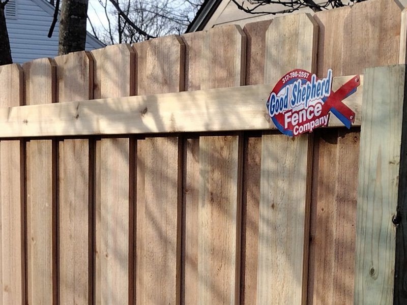 Speedway Indiana wood privacy fencing