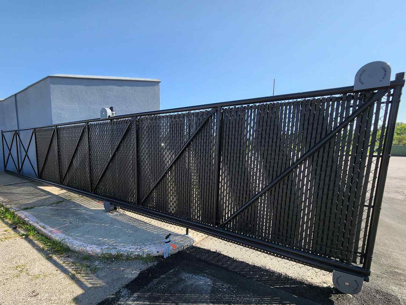 Indianapolis, Indiana commercial fence gate example